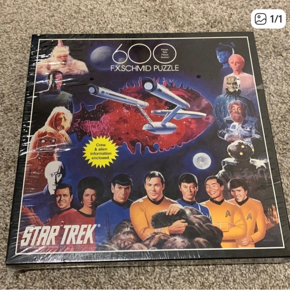 1993 Star Trek 600 Piece Puzzle
